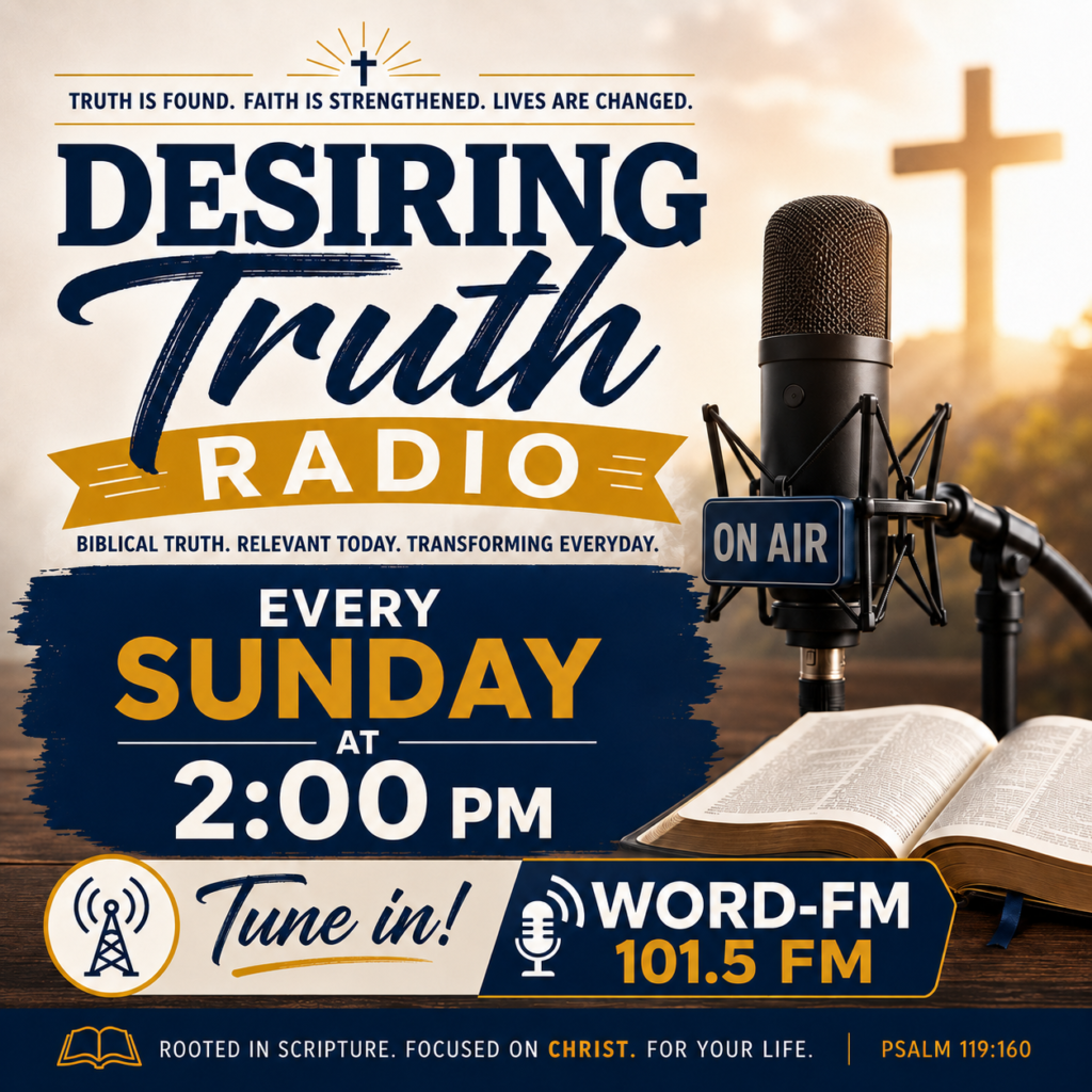 desiring truth radio poster